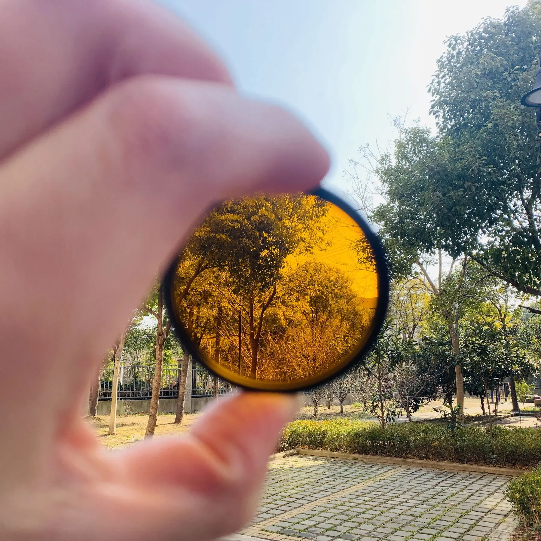 IR infravermelho filtro passa longo para fotografia de câmera, vidro óptico laranja, CB550, 550nm