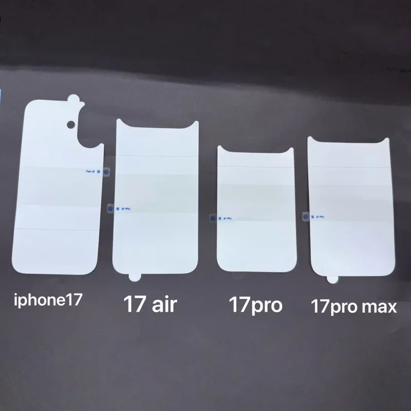 Zurück Hydrogel Film Kamera Objektiv Schutz für IPhone 17 Pro Max 17 Air 17 Pro Weiche Faser Schutz Film Hintergrund Abdeckung