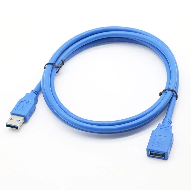 Cabo de Extensão USB3.0 de 0.3M, 1M, 3M, 5M, Conector de Sincronização de Dados Masculino para Feminino para PC Gamer e Mouse