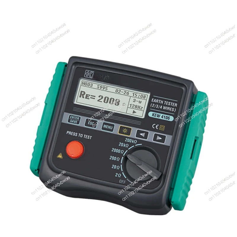 

4106 Ground Resistance Tester Resistance Meter MODEL 4118A
