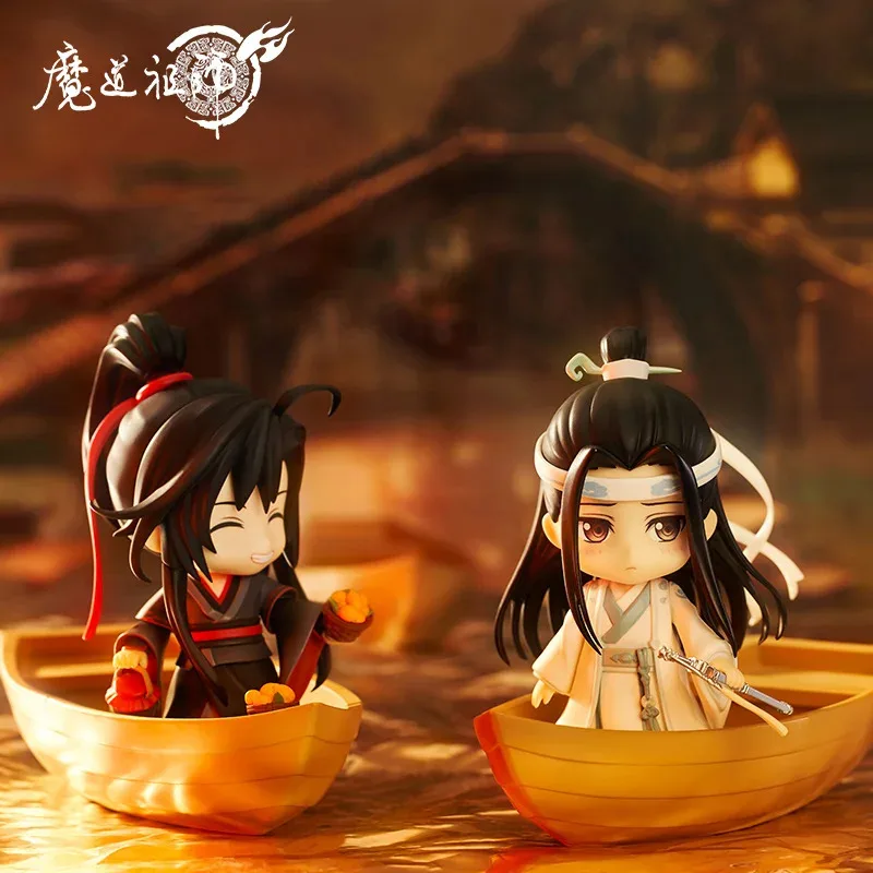 CyMDZS Figur Mod Oz U Shi Q Version Figur Wei W U Linie LAN Wanji handgemachte Modell Dekoration Puppe MDZS Sammlung Paar Figur T