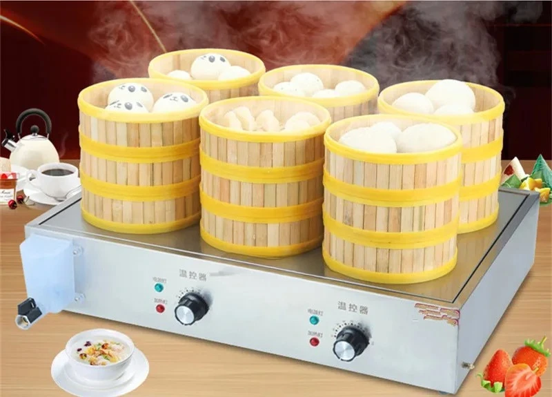 

Commercial Stainless Steel Chinese Bun Steamer Electric Food Steamers For Restaurant