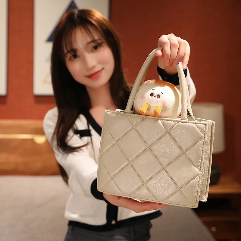 Cute Little Steamed Bun Pillow for Boys and Girls to Sleep on in Bed, Plush Toy Doll