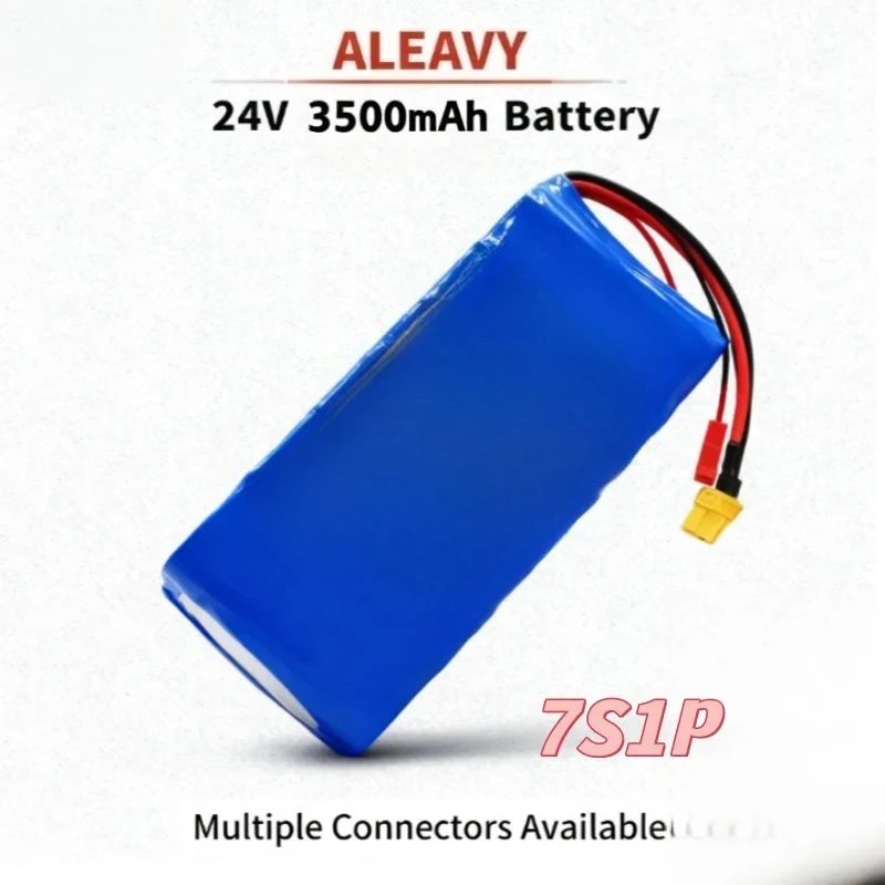 High Performance 7S1P 24V 3500mAh 18650 Battery Pack with BMS for  Power Wheels E Bike  DIY Projects