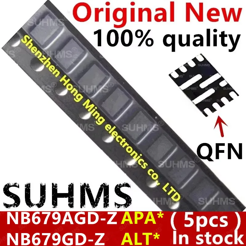 (5 peças) 100% Novo NB679AGD-Z NB679AGD NB679A (APAF APAE APA...) NB679 NB679GD NB679GD-Z (ALTF ALTE ALT..) Chipset QFN-12