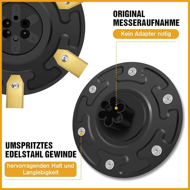 

【B6R-Sale】Blade Plate With 6 Blades-For Gardena Minimo& Automower Aspire-Robotic Lawnmower Tuning-Turntable
