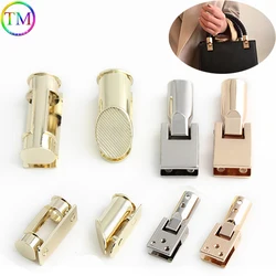 Metal Hand Hanging Clock Bag Side Edge Hang Screw Buckle For Bags Purse Strap Handle Leather Protective Connector Clasp