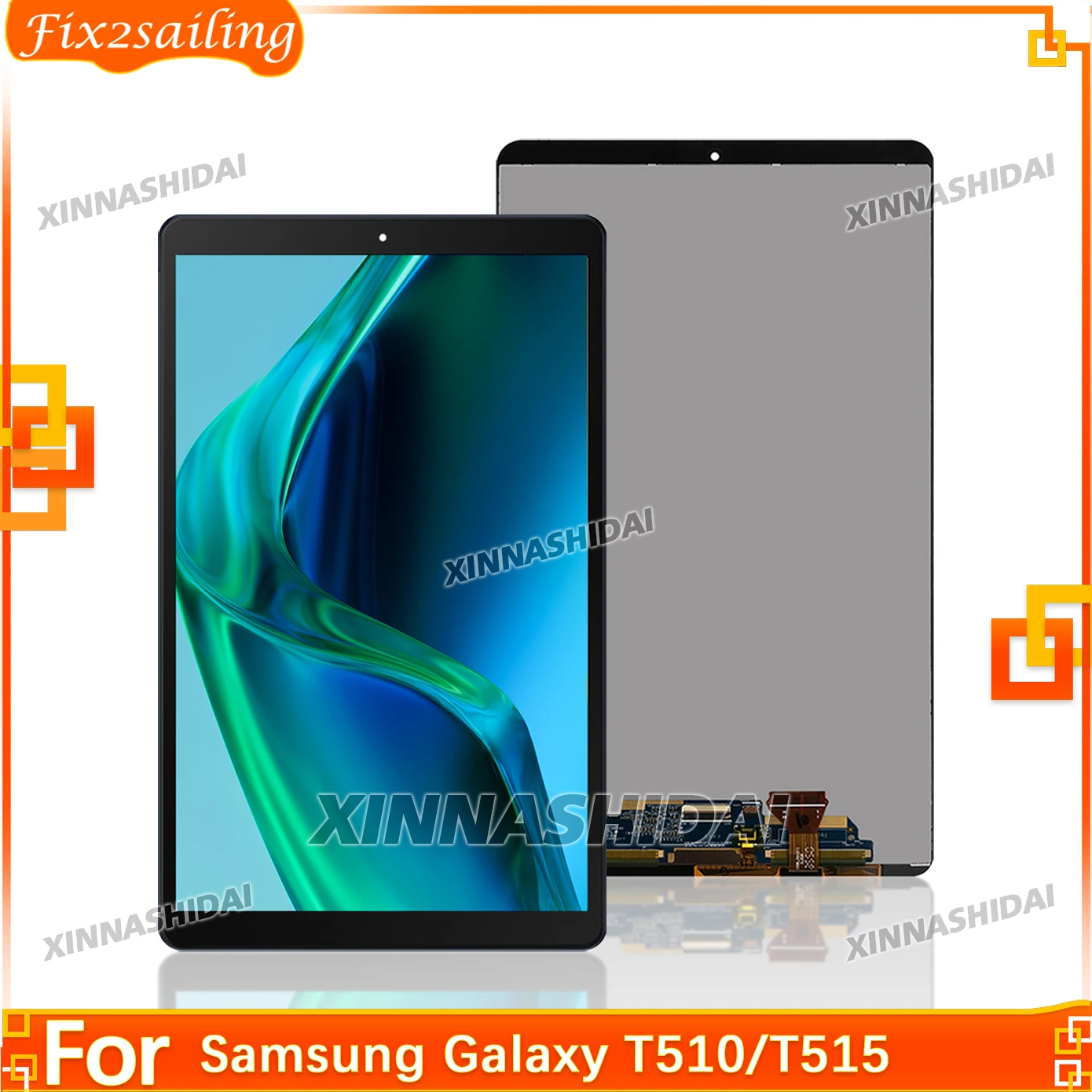 

Для Samsung Galaxy Tab T510/T515 ЖК-дисплей, сенсорная панель, стекло, дигитайзер в сборе, замена для Samsung T510/T515