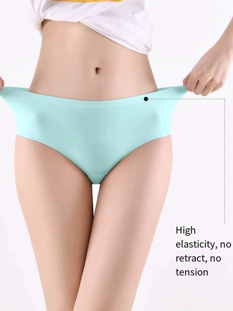 Seamless Panty Set Underwear Female Comfort Intimates Fashion Ladies Low-Rise Briefs Panties Women Ultra Thin Sexy Lingerie