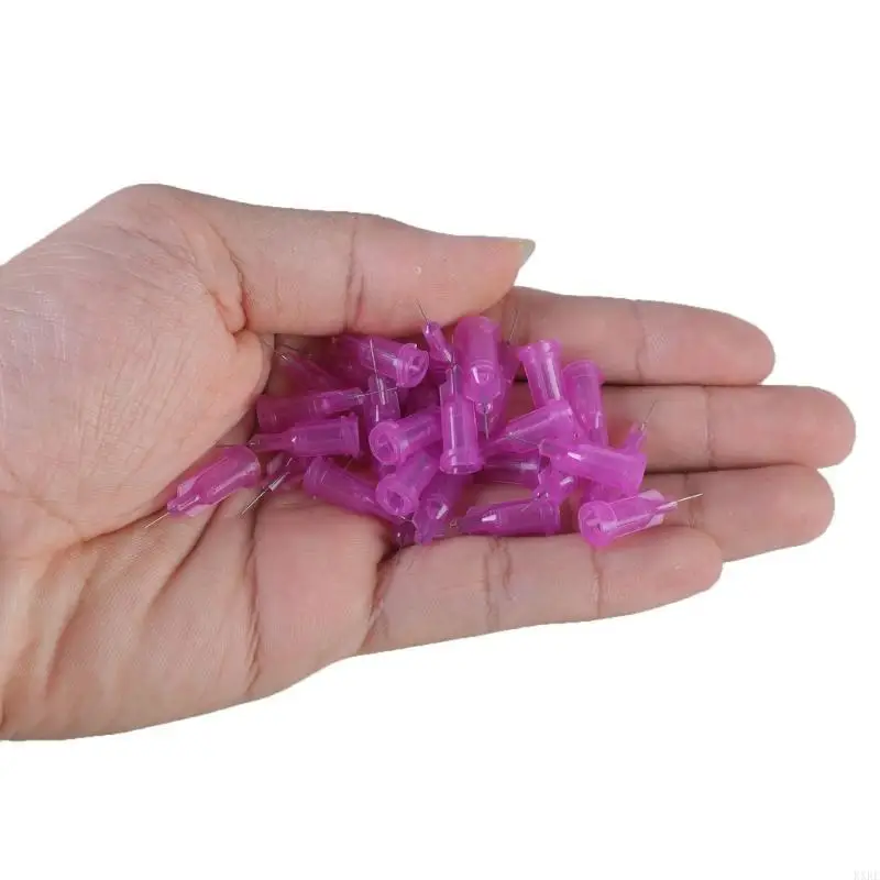 100pcs clunts đầu phân phối kim 1/4 incher chất lỏng phân phối ống tiêm clunts kim kxre