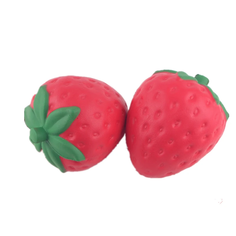 Strawberry Squishy Slow Rising 6CM 11CM Jumbo Cute Straps Straps Sweet Cream Charms Kawaii Pendant Bread Kids Toy Gift Pink Red