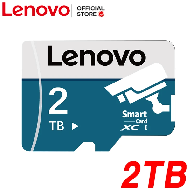 Lenovo-Carte mémoire Micro TF/SD pour téléphone, appareil photo, tablette, importateur, Flash, classe 10, 128 Go, 256 Go, 512 Go, 1 To