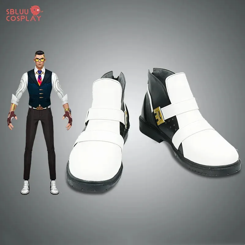 

qq28LQSBluuCosplay VALORANT Chamber Обувь для косплея Сапоги на заказ