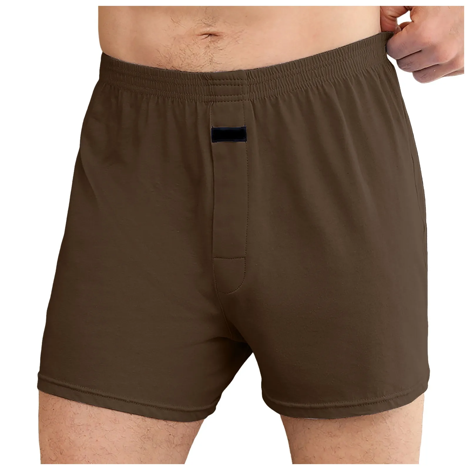 

Комплект шорт, мужское нижнее белье, брюки, домашние пижамы из чистого хлопка, свободные тонкие дышащие мужские трусы из спандекса с высокой талией, мужское нижнее белье