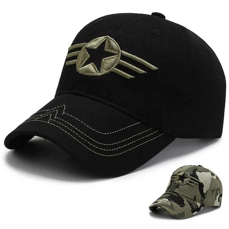 

Five-star Camouflage Men's Trendy Baseball Cap Fashion Sunscreen Sunshade