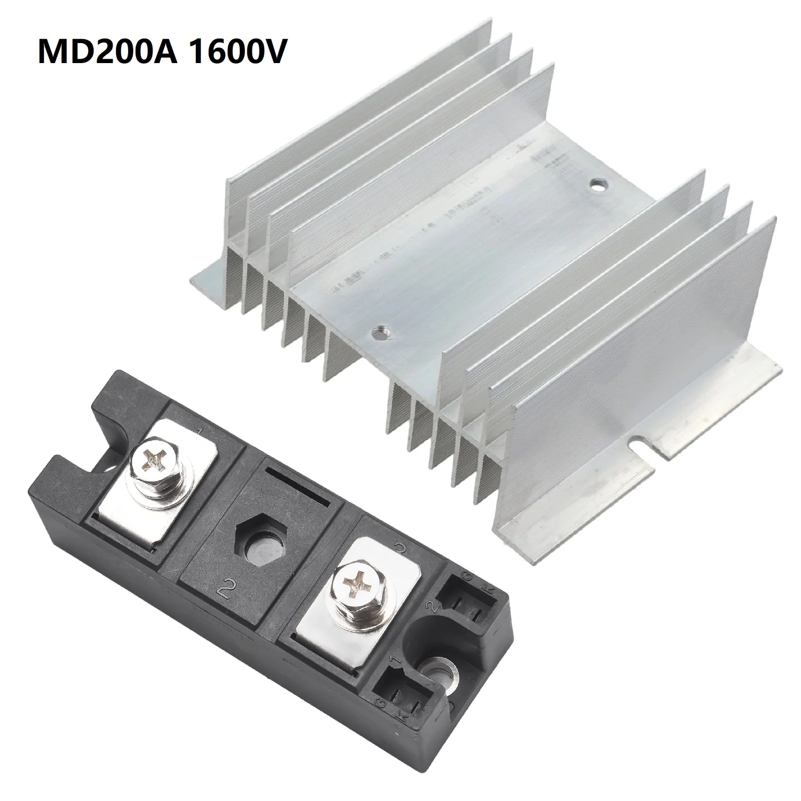 

MD200A 1600V For Solar Rectifier Diode with Heat Sink for Battery Charge Discharge and Static VAR Compensators