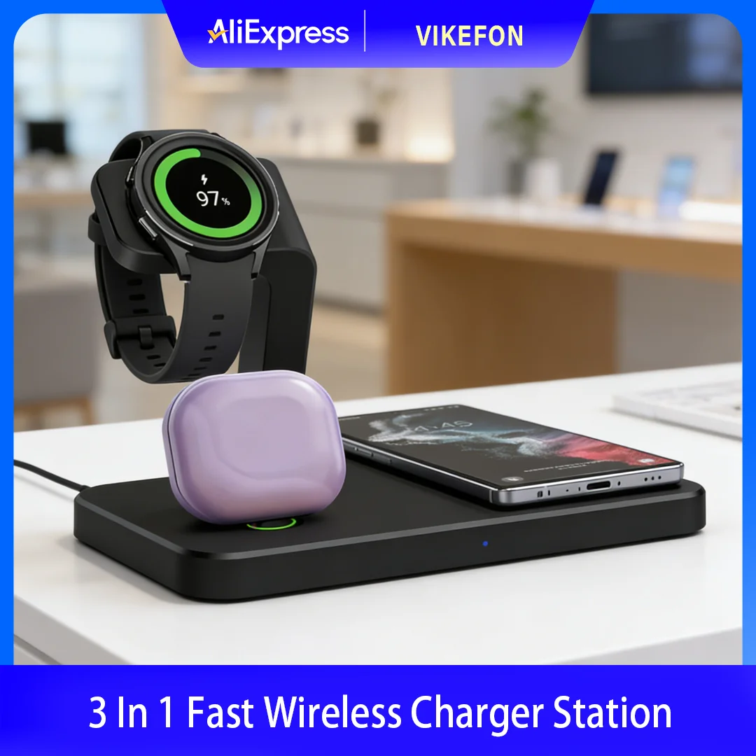 3 In 1 Wireless Cha… - image