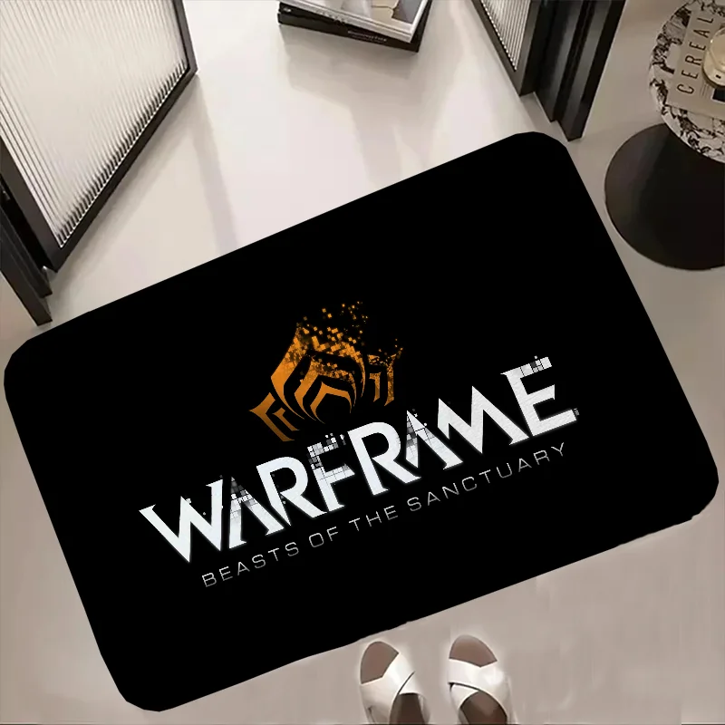 

W-Warframe Carpet for Kitchen Mat Washable Non-slip Kitchen Rug Super Absorbent Bathroom Rug Entrance Door Doormat Balcony Bath