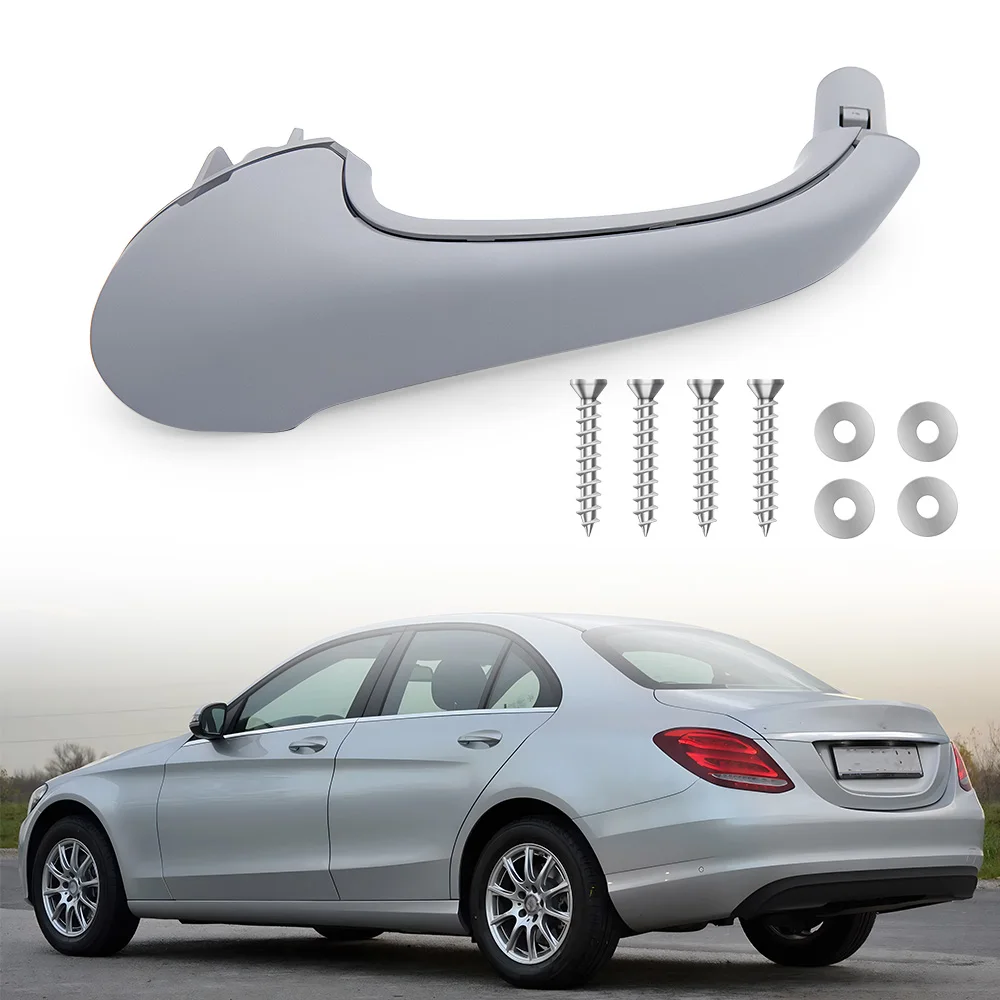 For Mercedes Benz C-Class W203 Front Rear Inner Door Pull Handle Cover Set Replacement C200 C230 C260 C300 2038101651