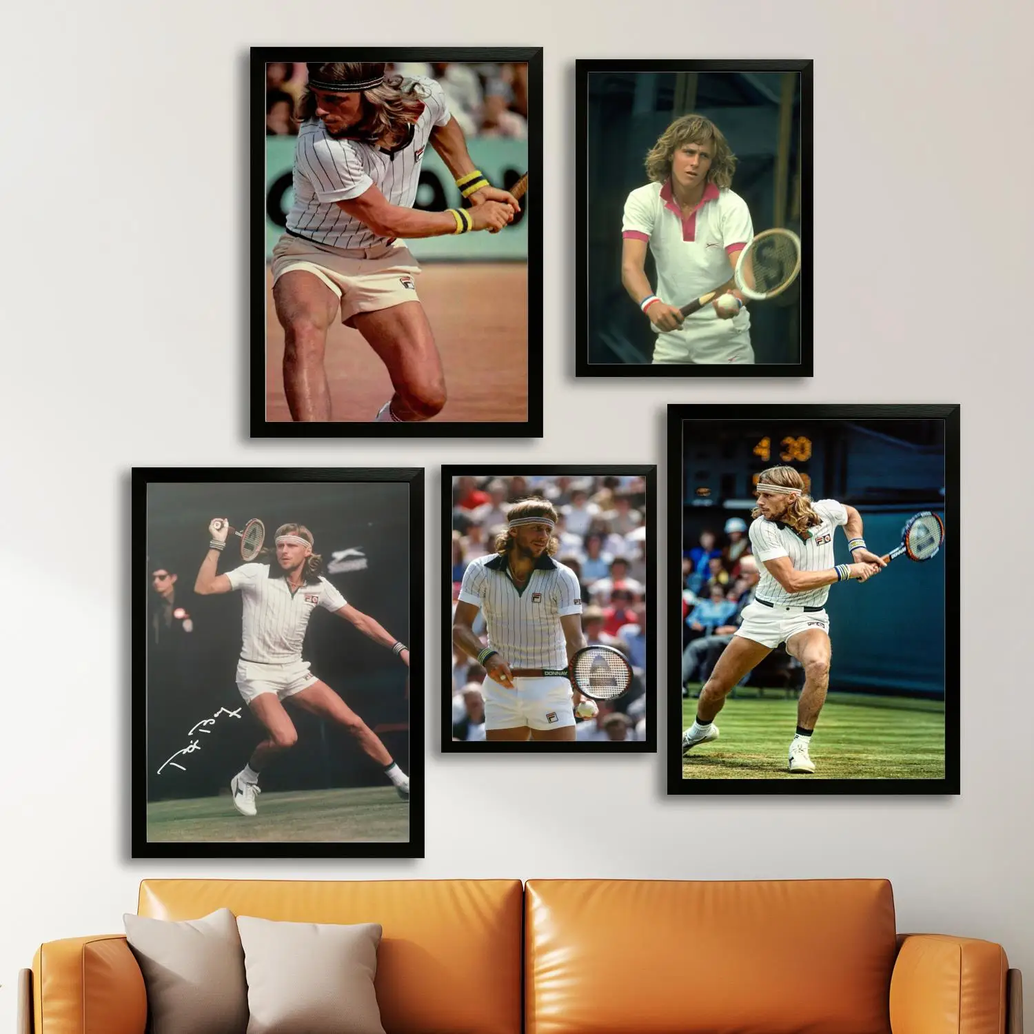 bjorn borg Canvas Art Poster and Wall Art, Picture Print, Modern Family, Bedroom Decor, Posters,Decorative painting