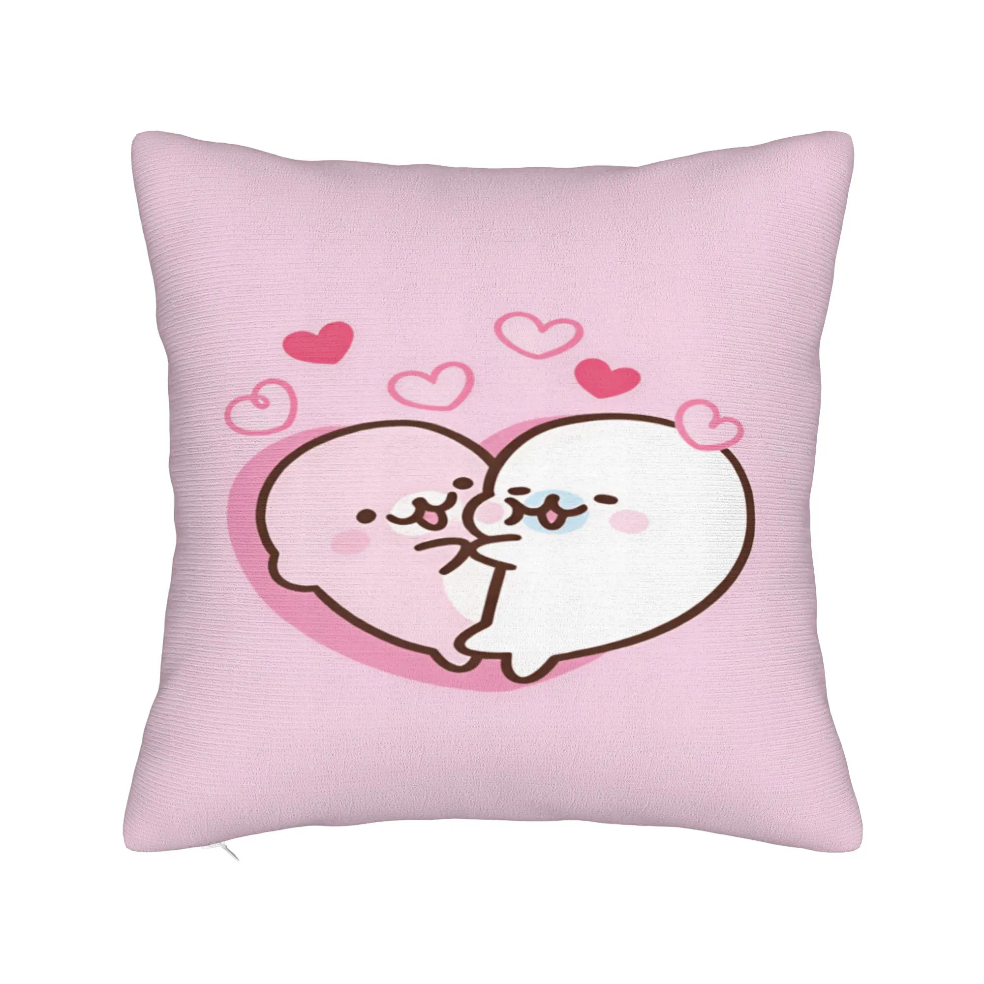 CUTE M-Mamegoma Seal Pillow Case  Soft Pillow Cover Morden Cushion Cover For Couch Sofa Bedroom