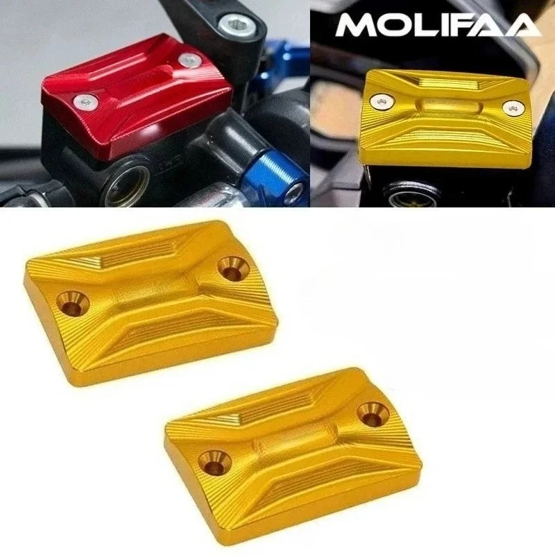 For SYM Husky ADV 150 300 Motorcycle CNC Brake Upper Master Pump Cover Front Fuel Oil Reservoir Cap Decoration Pad Accessories