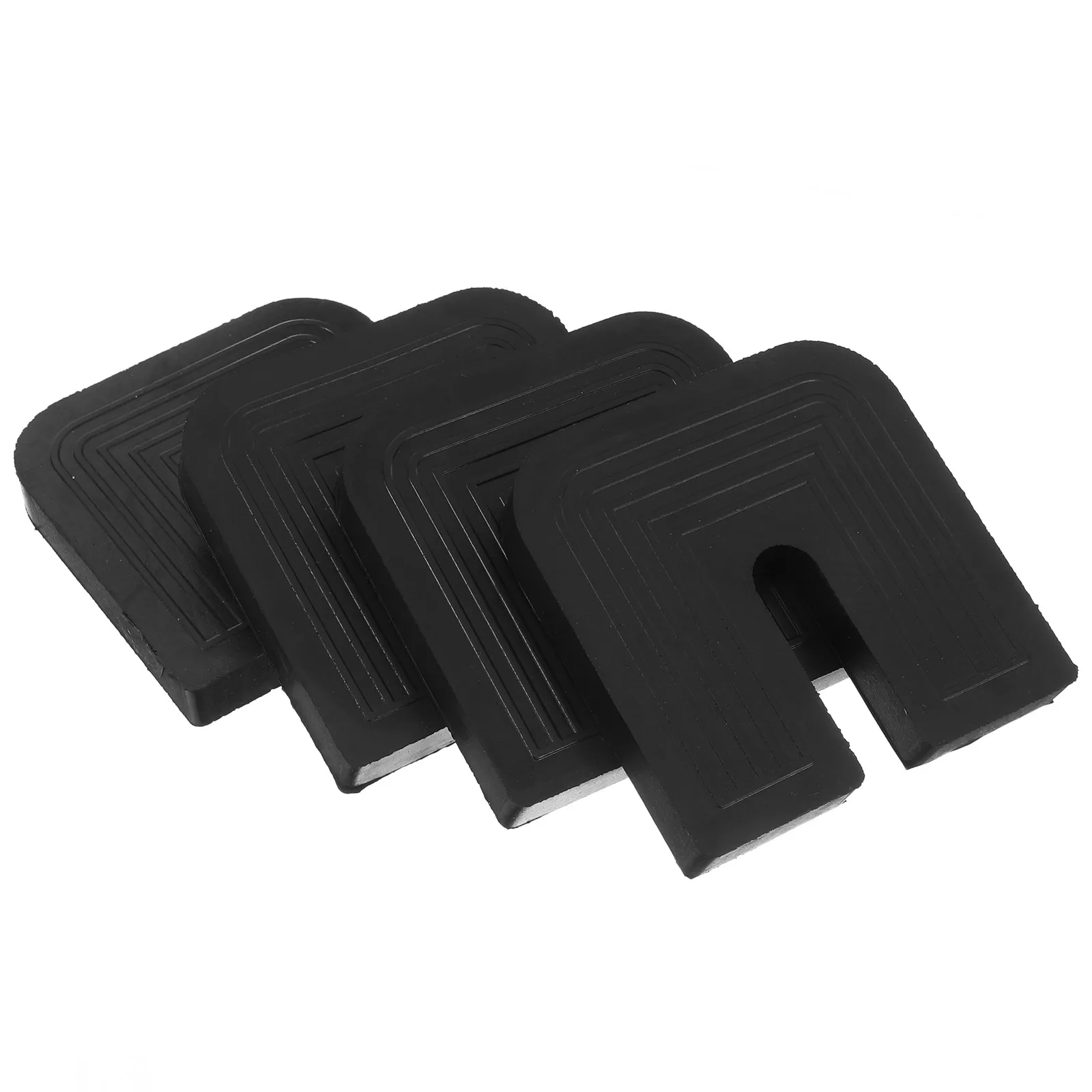 

Air Conditioning Pads Universal Round U Shaped Rubber Base Damping Block Anti Vibration Soundproof Pad Outdoor