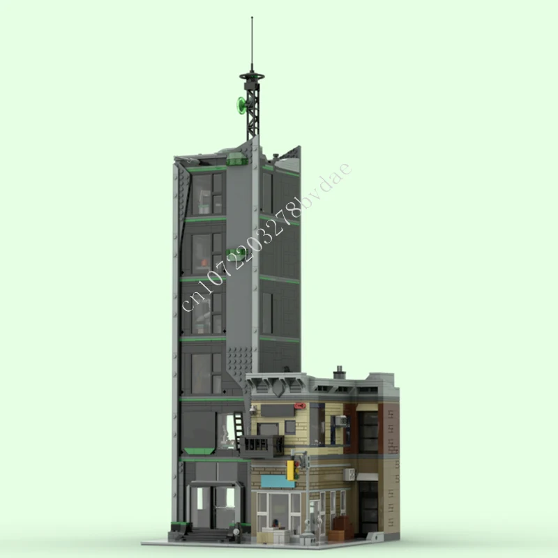 

2968 шт. модульные оскорпы MOC Streetview праздничные наборы пазлов архитектура творческая сборка подарки на Рождество и день рождения для детей в возрасте