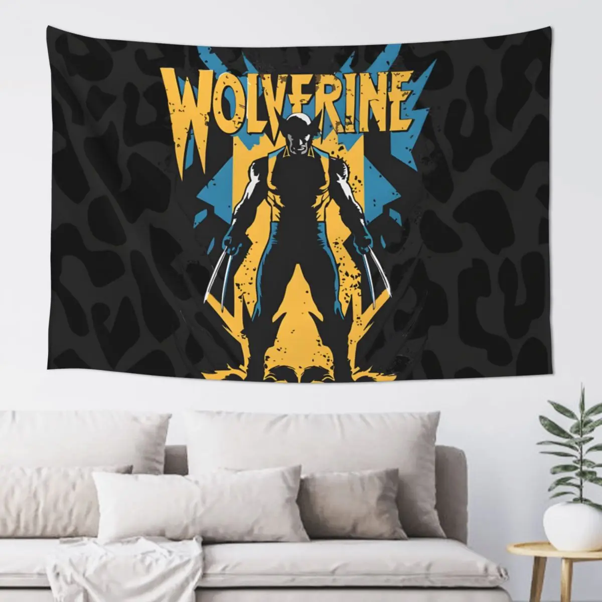 Hanging X-man Wolverine Banner MARVEL Super Hero Wall Decoration Living Room Bedroom Gifts Student Tapiz