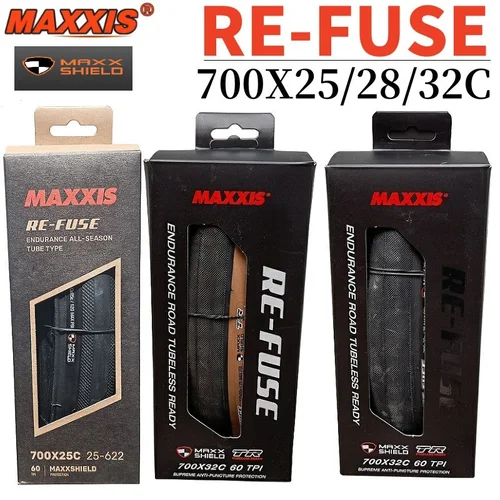 MAXXIS RE-FUSE, nuevo modelo de neumático de bicicleta, neumático de viaje, alto resistente al desgaste y a pinchazos para bicicleta de carretera, neumático de bicicleta de E-ROAD