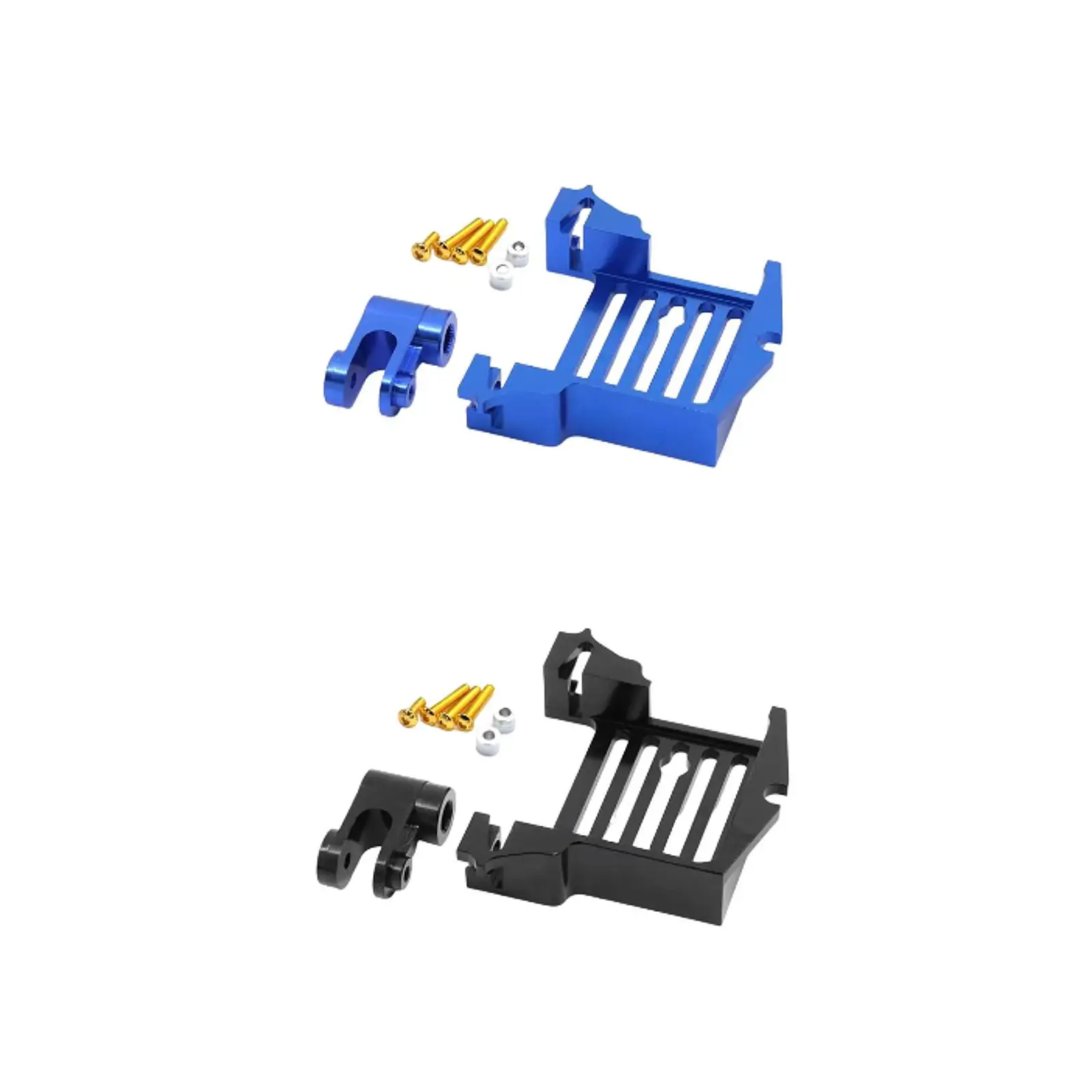 

RC Car Servo Mount Adapter with Steering Servo Arm for Truck Crawler Parts