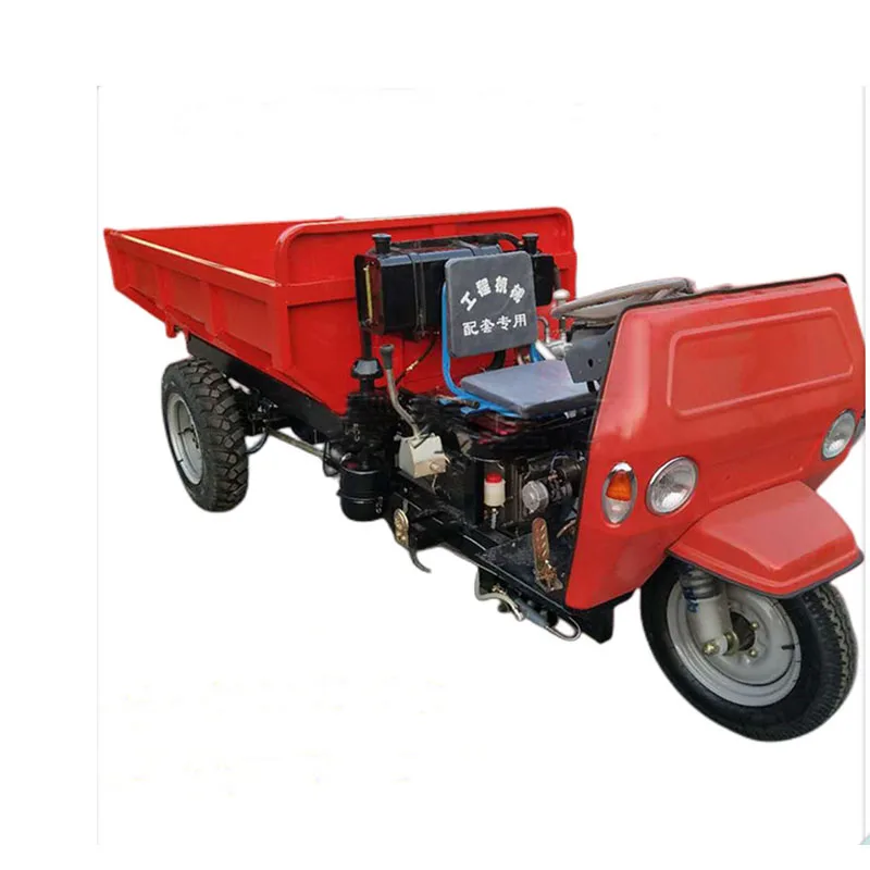 

Load Capacity Electric Cargo Tricycle Diesel 3 Wheels Cargo Gasoline Agricultural Tricycle