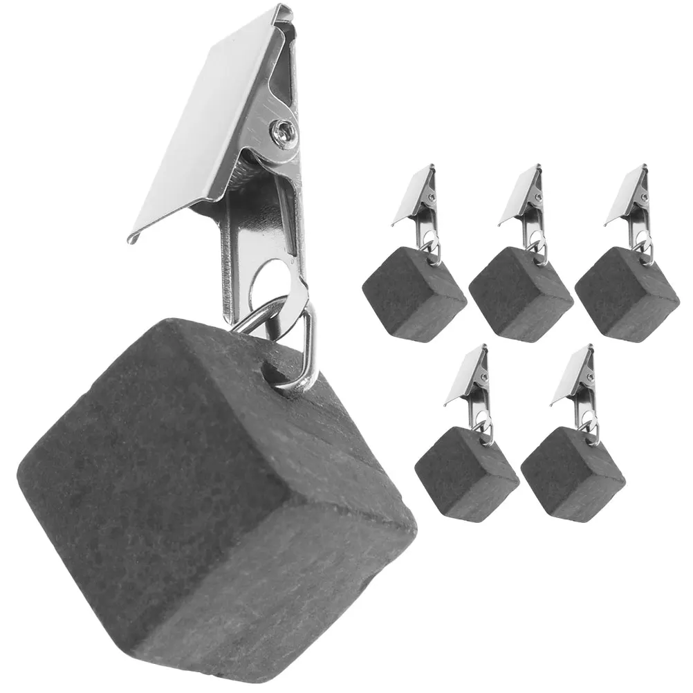 

6pcs Windproof Tablecloth Clips Compact Reusable Table Cover Weights Outdoor Camping Accessories Small Pendant For Garden Party