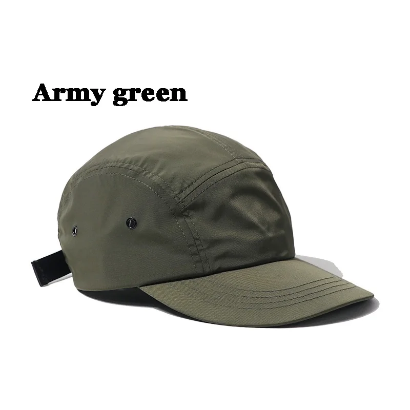 Mode verstellbarer Hut 5 Panel Kappe schnell trocknende Kappe Hysterese nhüte Unisex Baseball mützen Sonnen hüte – Detail 19