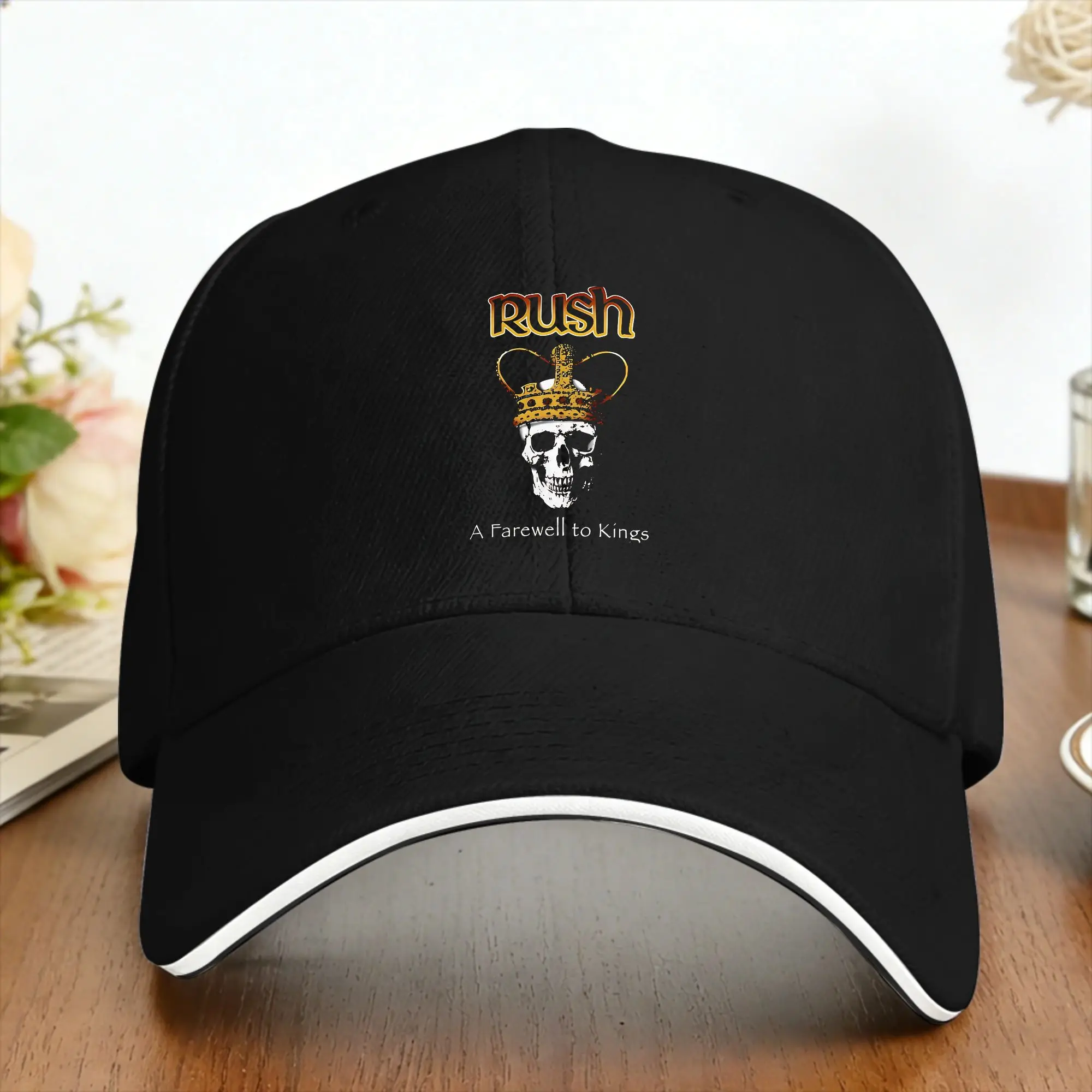 Rush Model Black Tour Concert Casual Baseball Cap Rush Band  Outdoor Gym Trucker Hat Summer Wholesale Baseball Caps
