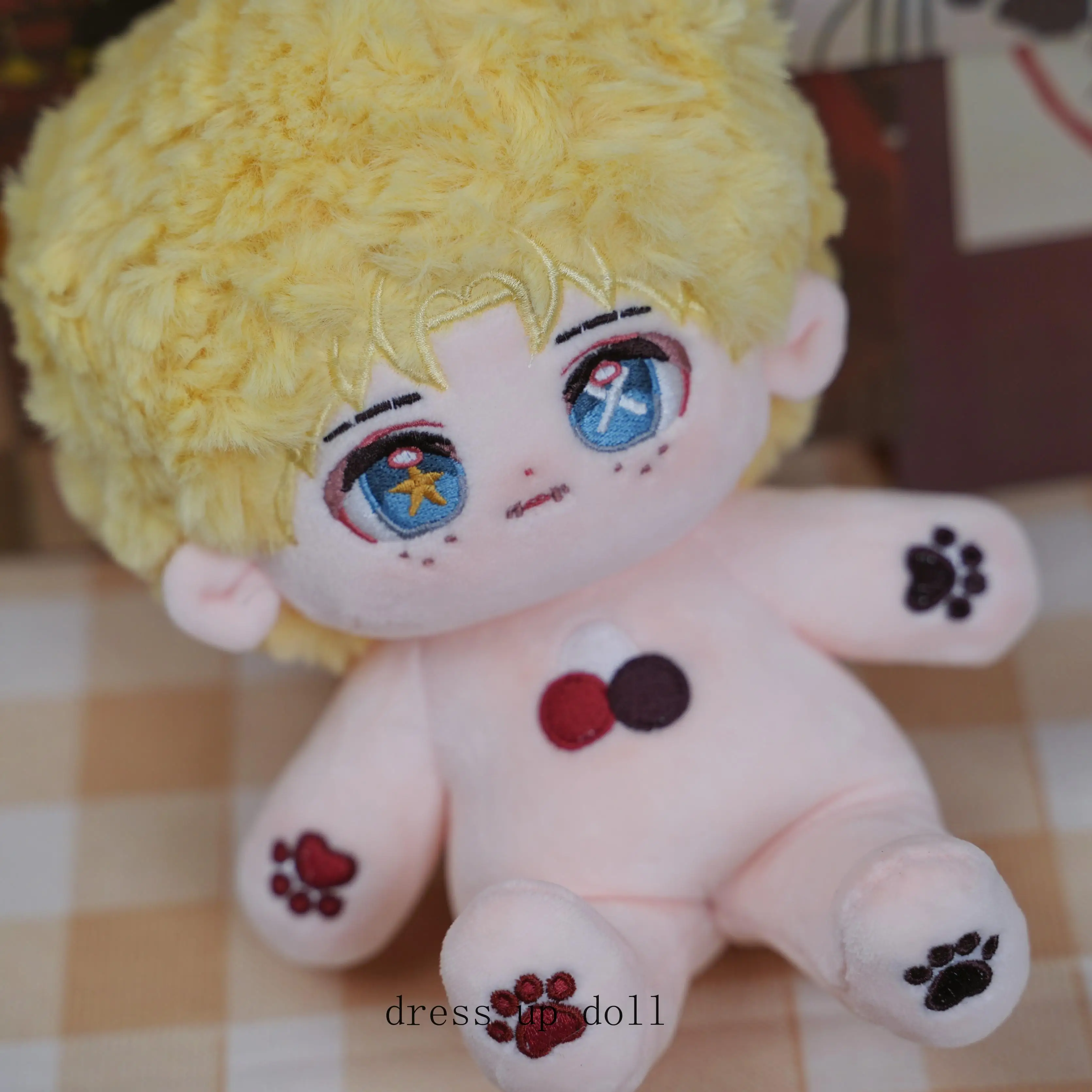 

20cm Acrobat Mike Morton Dolls Identity V Anime Girl Figure Plush Cotton Doll Body Cosplay Dress Up Stuffed Plushie Toys Gift