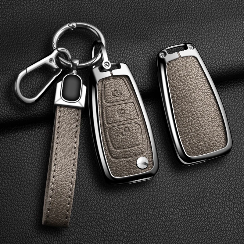 Car remote key protection case for Ford Fiesta Ranger C-Max S-Max Focus 3 4 Galaxy Mondeo Transit Tourneo customized MK4