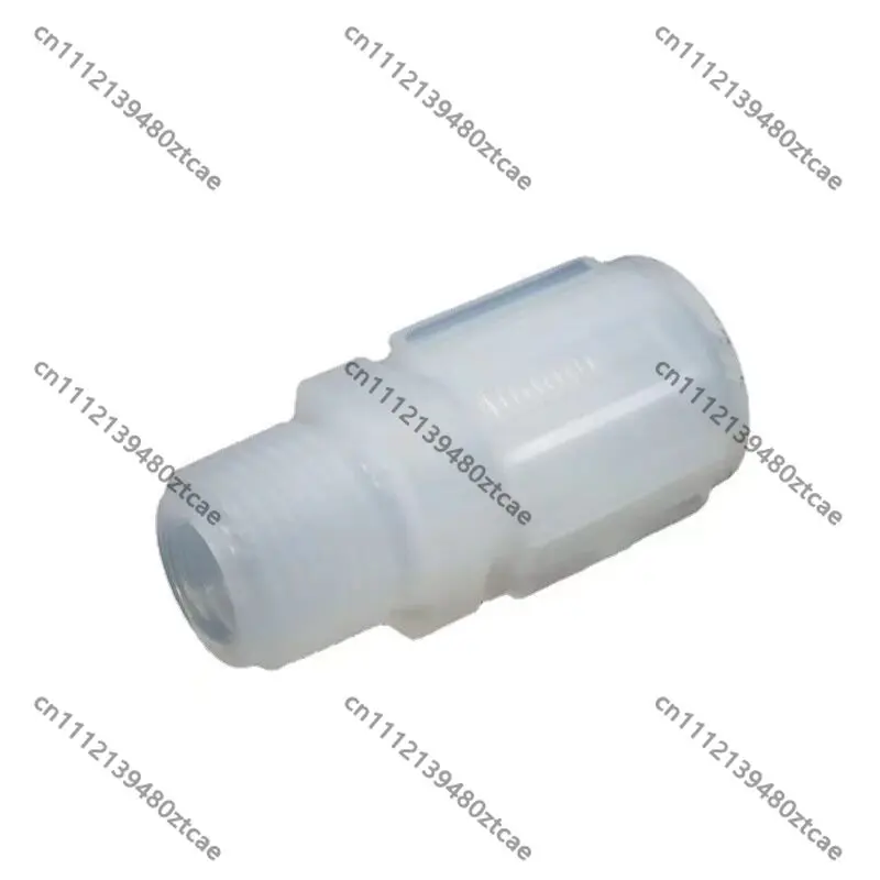

PFA Double Flare Bulkhead Fitting High Temp Acid‑Alkali Resistant Tube Connector Factory Direct Supply
