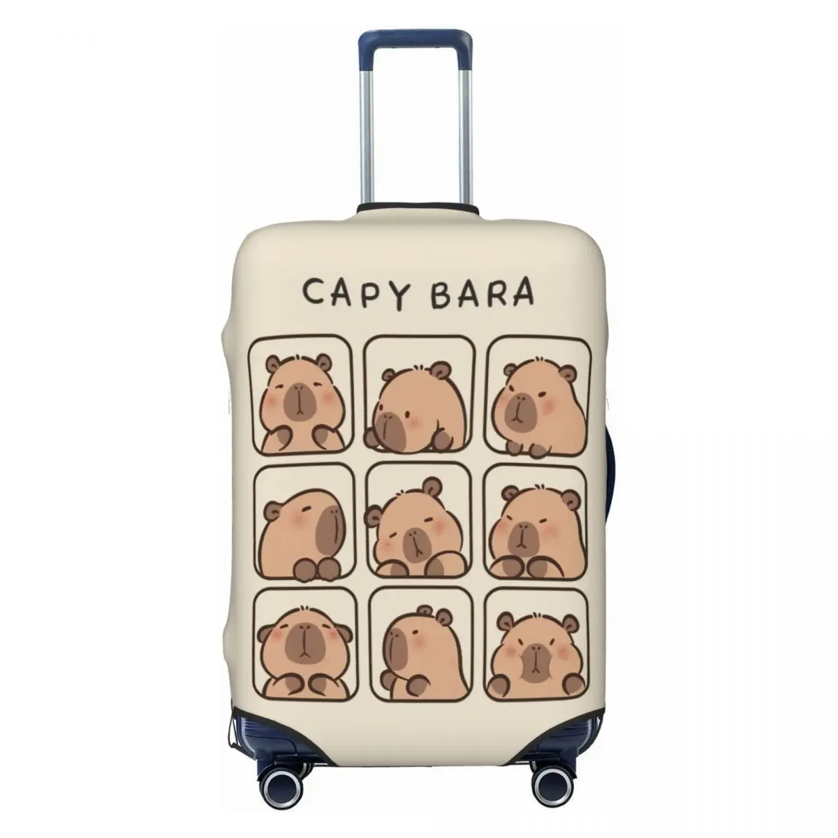 

Custom Cute Capybara Luggage Cover Cute Suitcase Protector Covers Suit For 18-32 inch