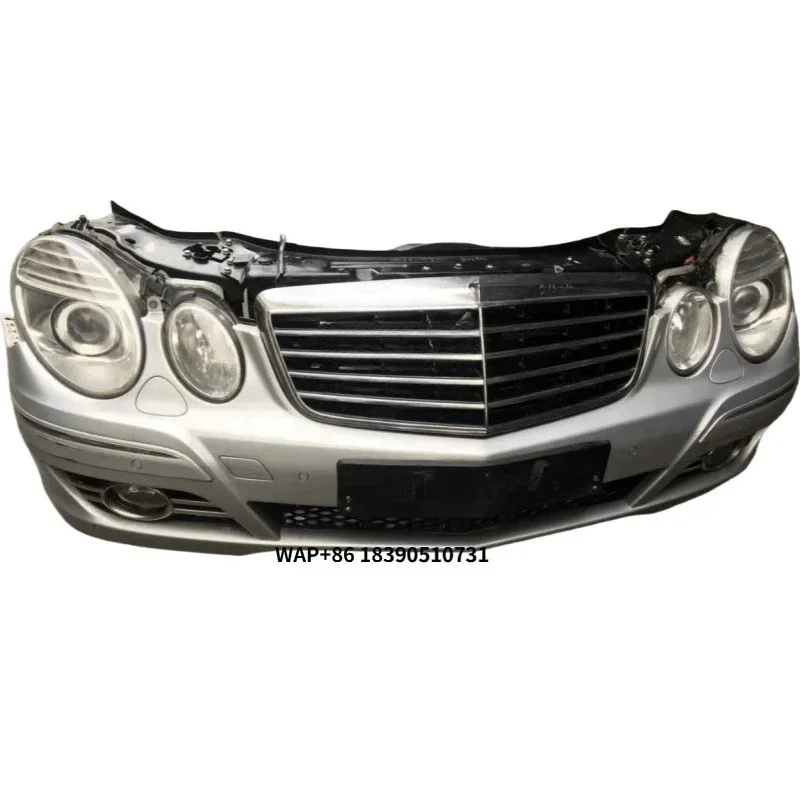For  E-Class W211 E280 Original  Front Nose Assembly Front Bumper Grille Headlight Fog Lamp Water Tank Frame