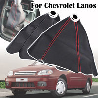 For Chevrolet Lanos Daewoo Sens ZAZ Chance Gear Shift Knob Gaiter Leather MT 5 Speed Cover Collar Boot Protector Case Sleeve