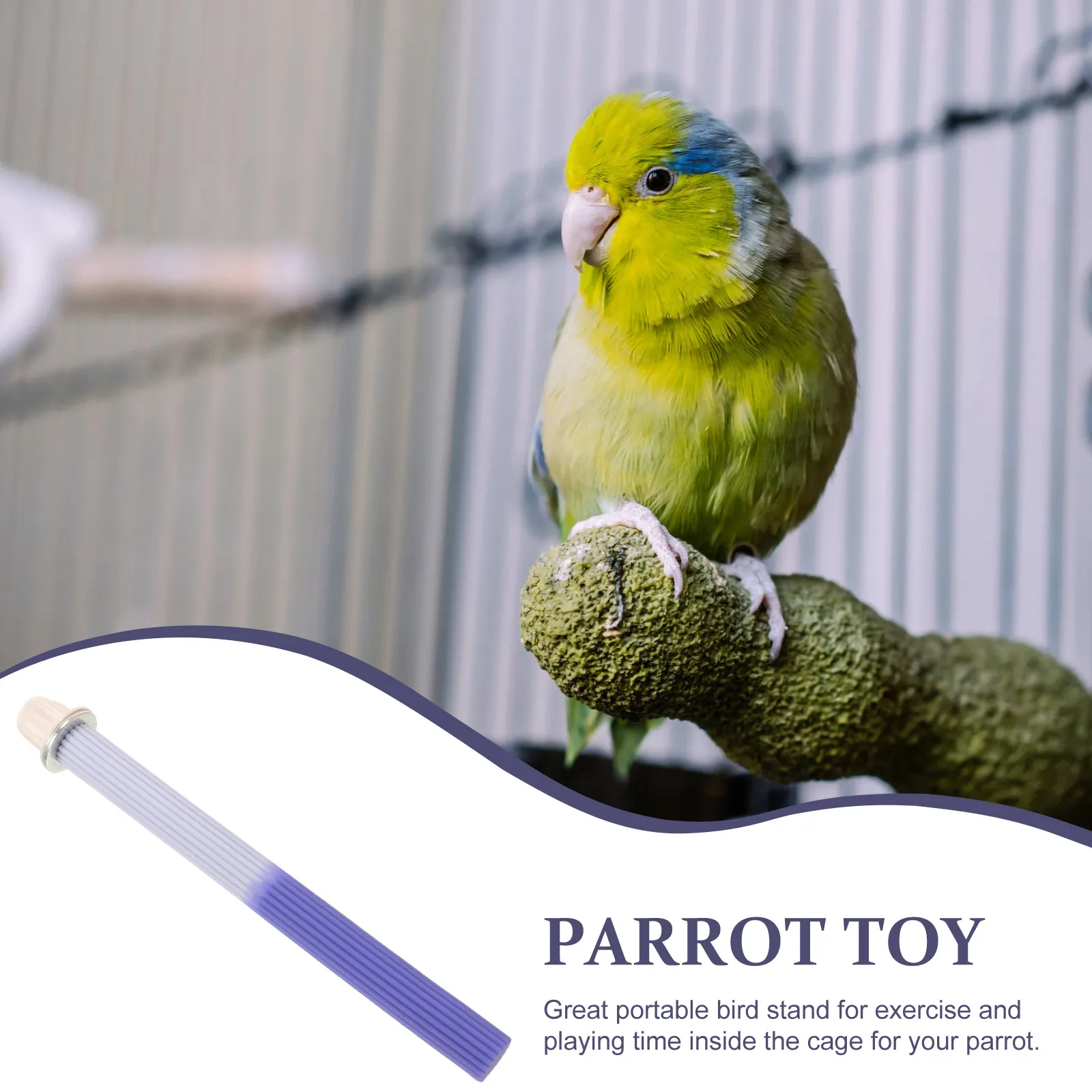 

Silicone Anti-Slip Paw Grinding Stick Bird Perch Stand For Parrot Cage Training Exercise Play Perches For Bird Cages