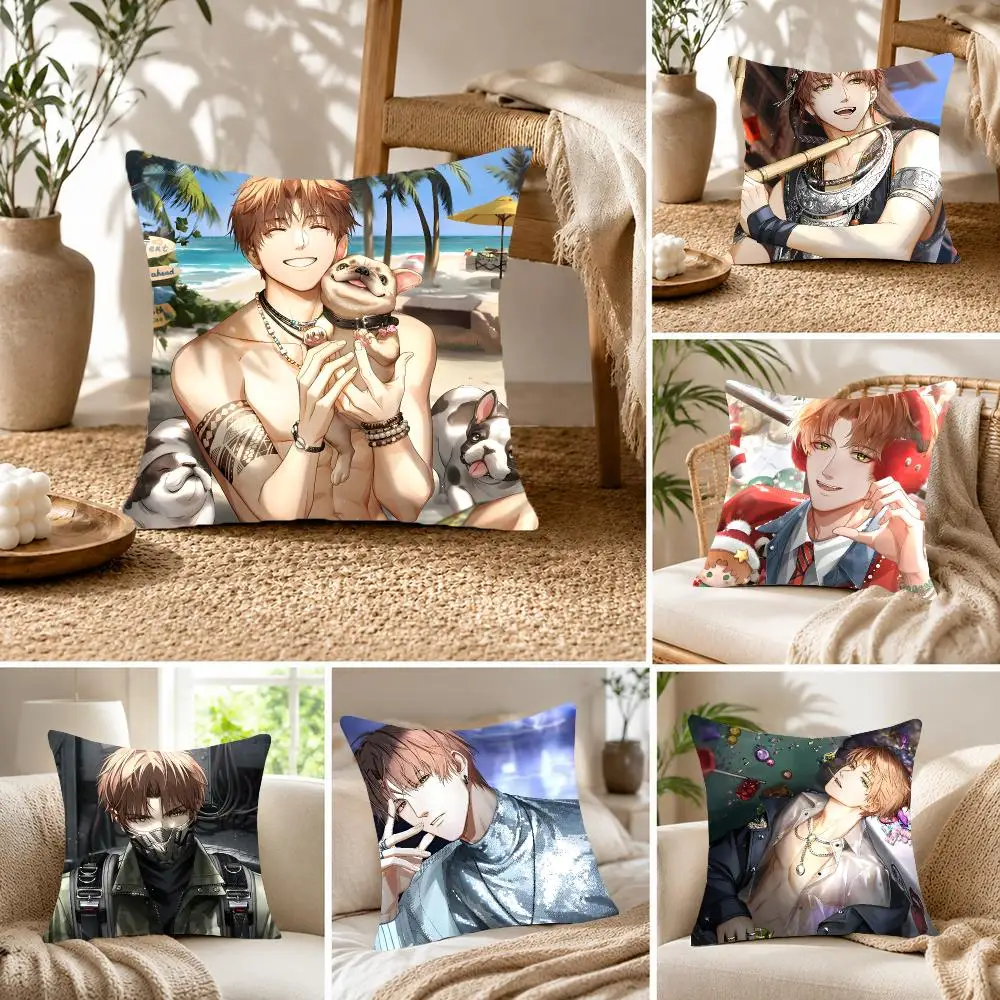 Sunny Energetic L-Light And Night Jesse Cushion Cover Fluffy velvet Nordic style plush Living room sofa decorative