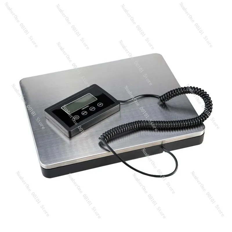 Electronic Parcel Scale 200kg, Digital Luggage Weight Scale for Package Shipping, Heavy Duty Transport Scale