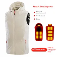 Heating in 11 Areas New Autumn and Winter Heating Unisex USB Smart Heating Vest Electric Vest Couple Warm