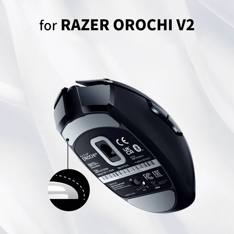 1Set Anti-Slip Mouse Skates Stickers Gaming Mouse Foot Pads For OROCHI V2 Mouse Gamer Accessories Replacement