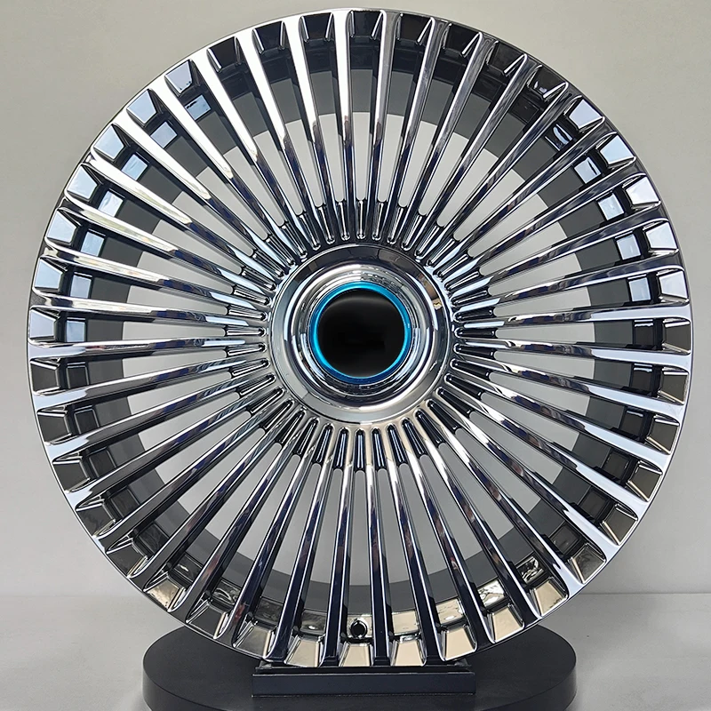 

New 24x10 Chrome Corrosion Resistant Forged Aluminium Alloy Rims 10J 20mm ET20 Monoblock Wheels for 2023 for Bentayga