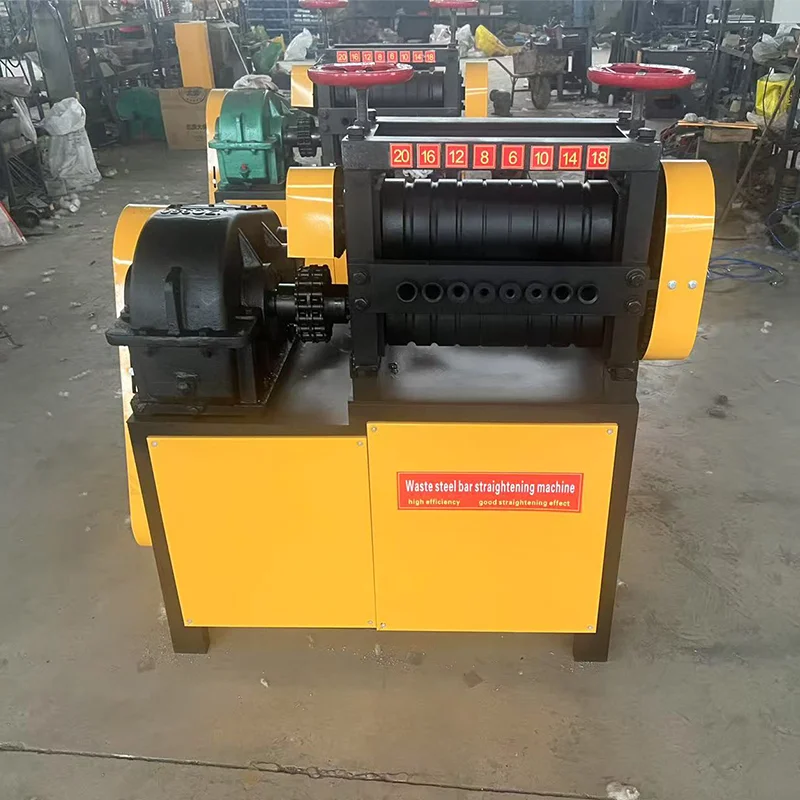 Customize Construction Steel Bar Straightening Machine Used Pipe Rebar Straightening Machine