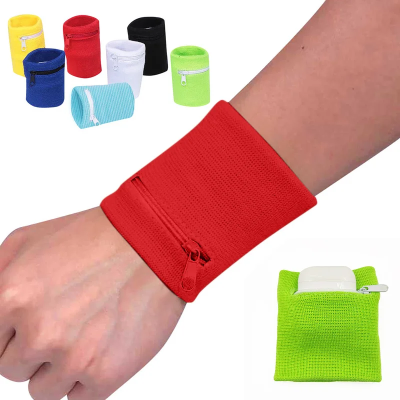 Wrist Purse Bag with Zipper Running Travel Bike Safe Sports Bag for Running Gym Bike Wallet Safe. Storage Wrist Support 1 Pcs