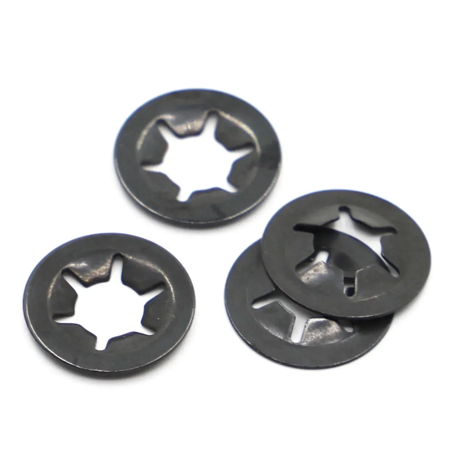 Black Star Lock Pflaumenlager-Sicherungsringe, Blumenscheibe, M2, M2,5, M3, M4, M5, M6, M8, M10, M12 – Detail 3